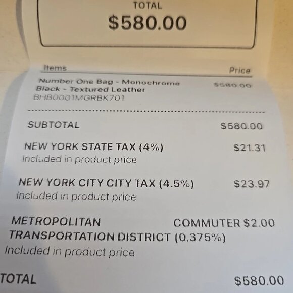 NWT Polene Large Numéro Un Noir Graine Black Textured Leather Bag - Picture 6 of 6